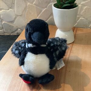 STUFFED ANIMAL HOUSE |  Maplefoot Baby | “Diver” the Baby Loon